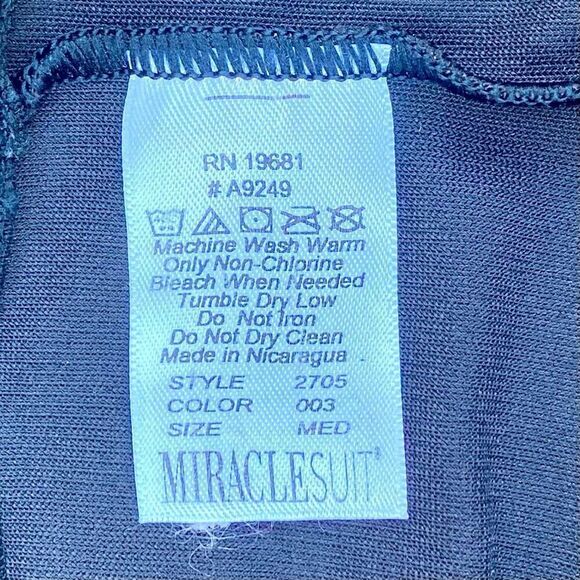 Miraclesuit Black Shape w/An Edge High Waist Brief Shapewear Medium. EUC - Picture 7 of 8